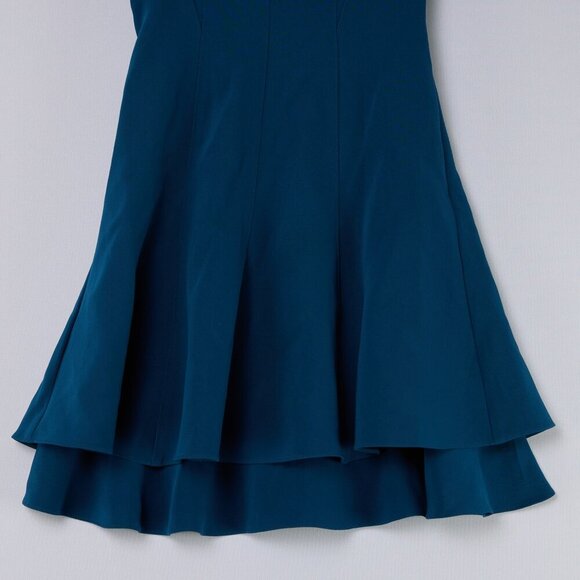 CINQ A SEPT dress Tansy Strapless Ruffle Cocktail - Picture 3 of 12